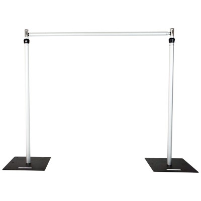 (Backdrop Stand Kit, 3x3m) Pipe and Drape Background Support System Backdrop Stand Kit Backdrop Stand For Wedding Backdrop, Party Photography, Stage Backdrop Decorative 